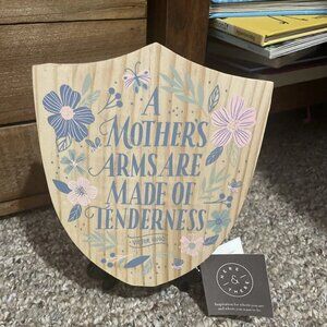 Here & There by Compendium, Wooden Wall Decor, Quote by Victor Hugo